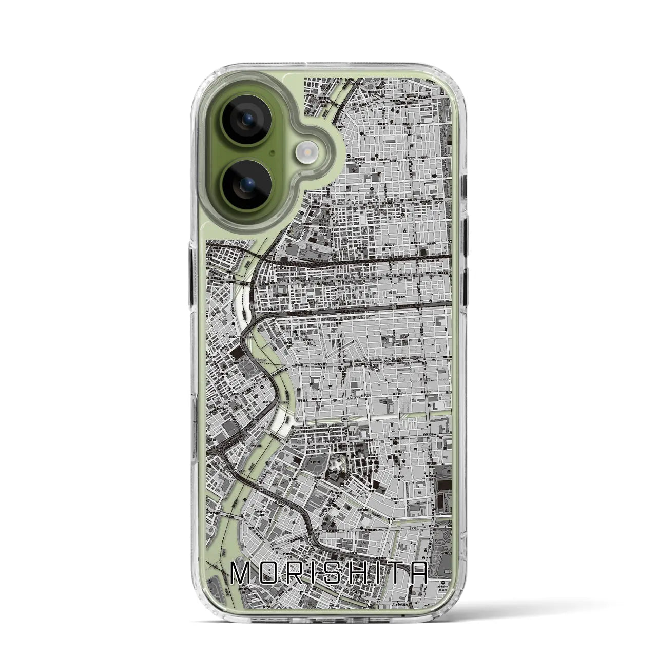 【森下（東京都）】地図柄iPhoneケース（MagSafeタイプ）