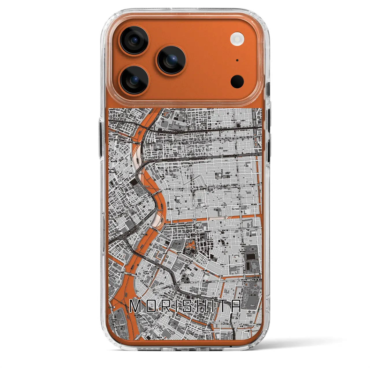 【森下（東京都）】地図柄iPhoneケース（MagSafeタイプ）