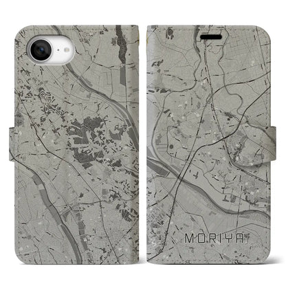 【守谷（茨城県）】地図柄iPhoneケース（手帳タイプ）