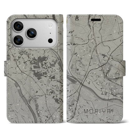 【守谷（茨城県）】地図柄iPhoneケース（手帳タイプ）