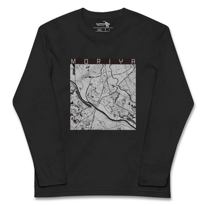 【守谷（茨城県）】地図柄ロングスリーブTシャツ