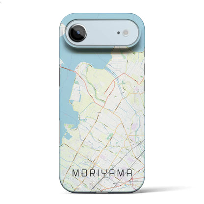 【守山（滋賀県）】地図柄iPhoneケース（バックカバータイプ）