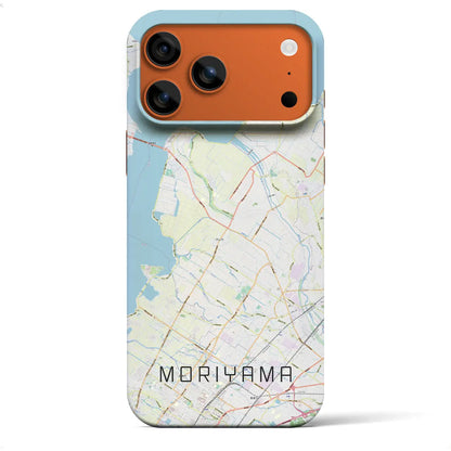 【守山（滋賀県）】地図柄iPhoneケース（バックカバータイプ）