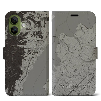 【守山（滋賀県）】地図柄iPhoneケース（手帳タイプ）