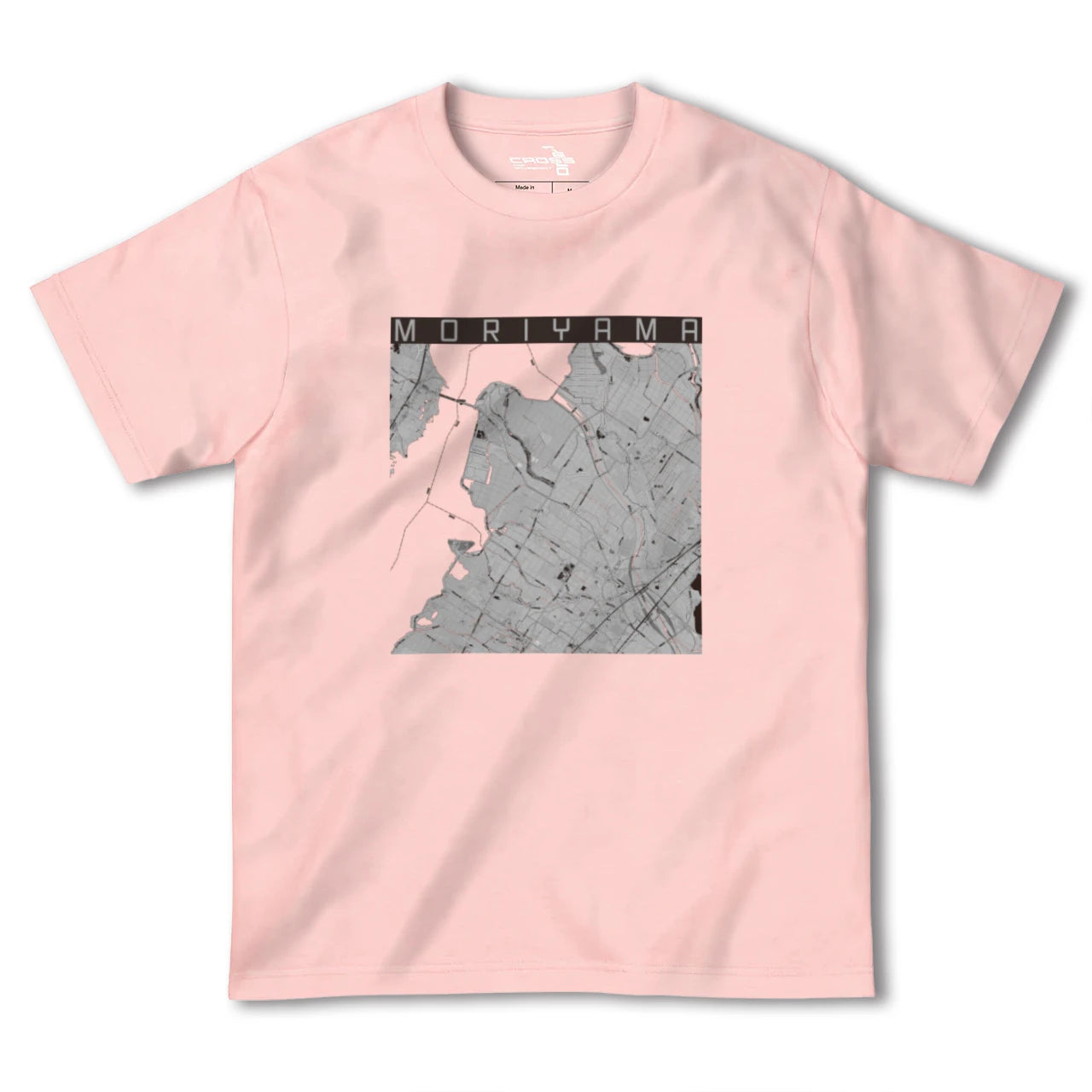 【守山（滋賀県）】地図柄ヘビーウェイトTシャツ