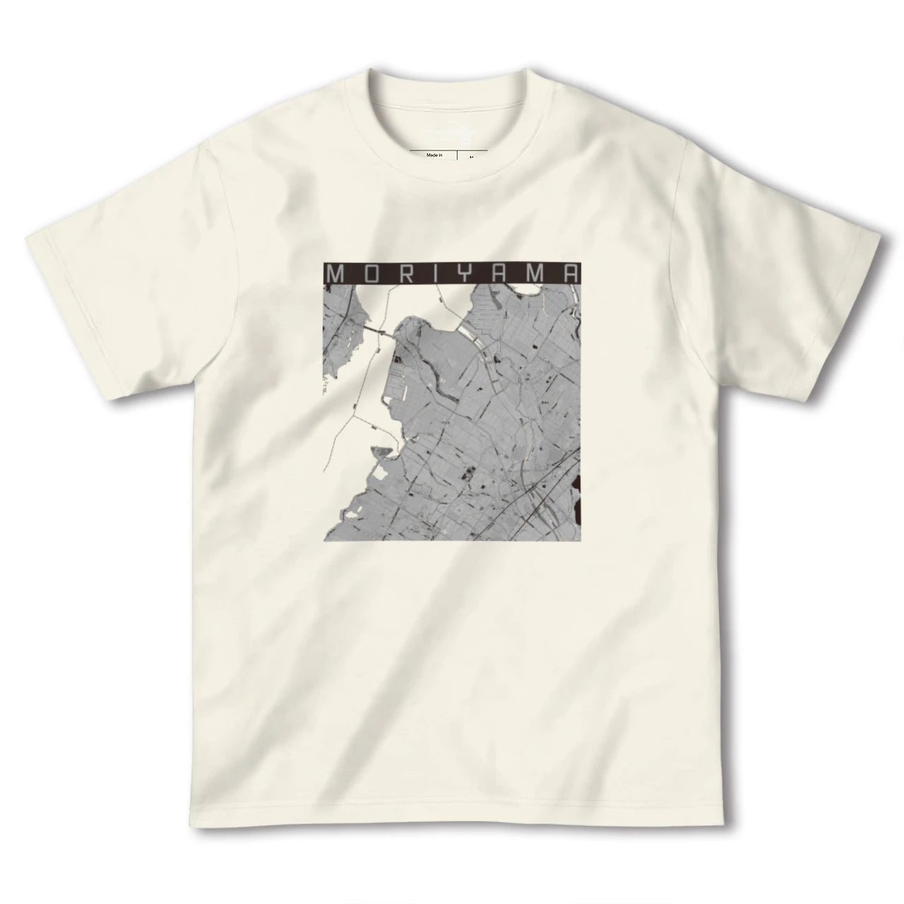 【守山（滋賀県）】地図柄ヘビーウェイトTシャツ