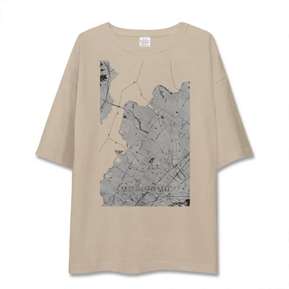 【守山（滋賀県）】地図柄ビッグシルエットTシャツ