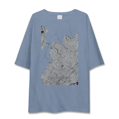 【守山（滋賀県）】地図柄ビッグシルエットTシャツ