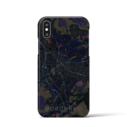 【毛呂山（埼玉県）】地図柄iPhoneケース（バックカバータイプ）