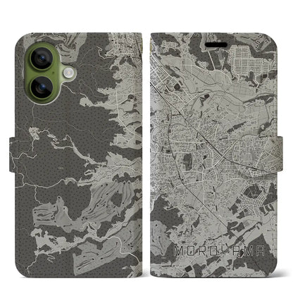 【毛呂山（埼玉県）】地図柄iPhoneケース（手帳タイプ）