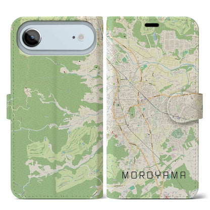 【毛呂山（埼玉県）】地図柄iPhoneケース（手帳タイプ）