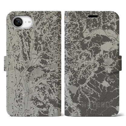 【茂木（栃木県）】地図柄iPhoneケース（手帳タイプ）