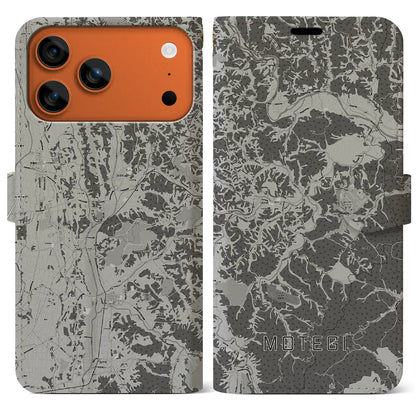 【茂木（栃木県）】地図柄iPhoneケース（手帳タイプ）