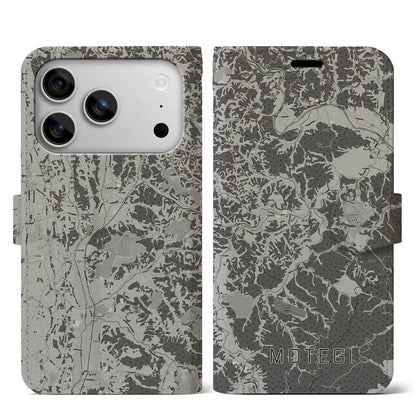 【茂木（栃木県）】地図柄iPhoneケース（手帳タイプ）