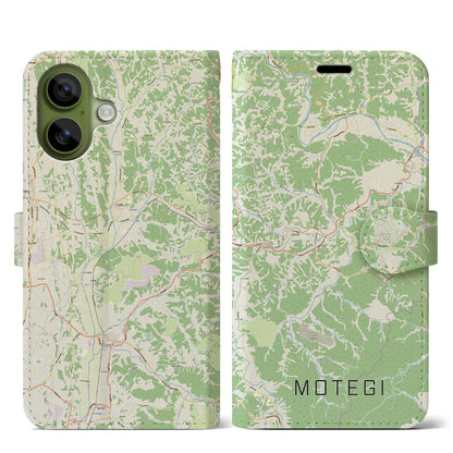 【茂木（栃木県）】地図柄iPhoneケース（手帳タイプ）