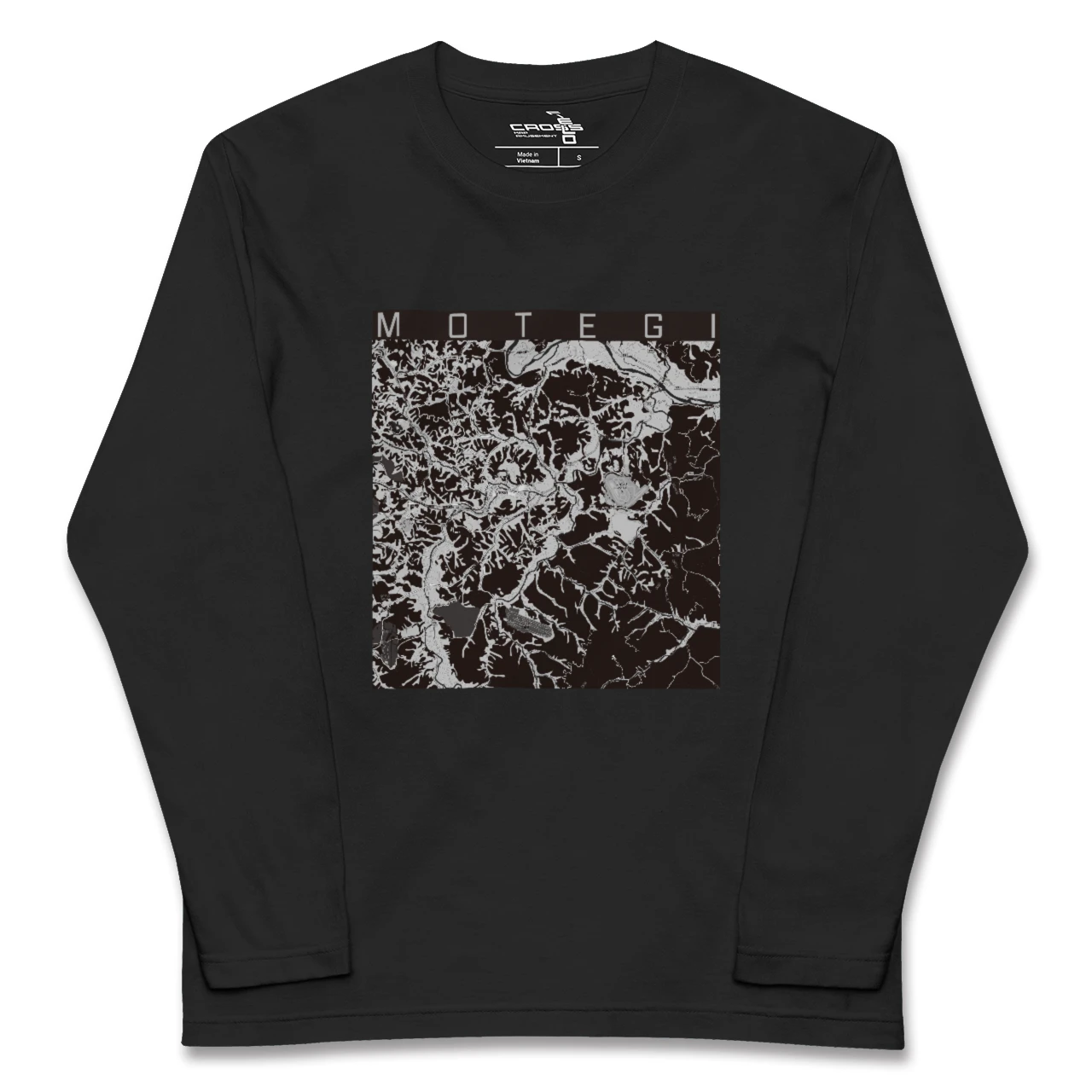 【茂木（栃木県）】地図柄ロングスリーブTシャツ