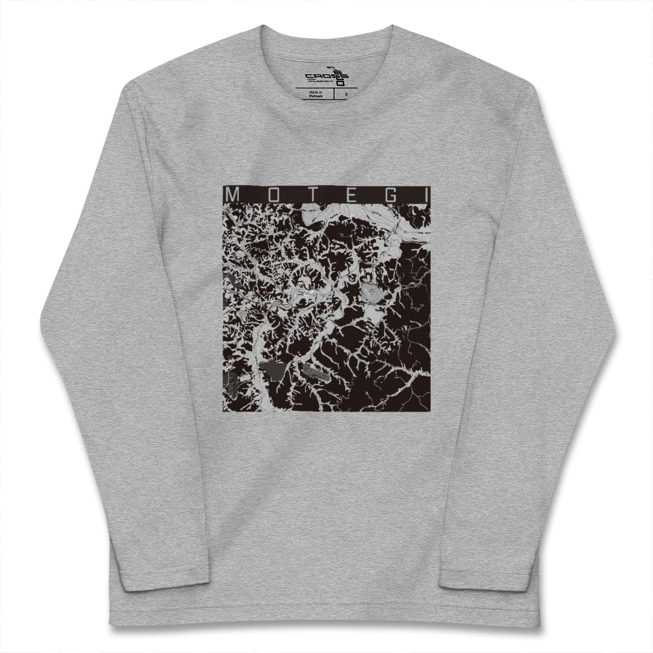【茂木（栃木県）】地図柄ロングスリーブTシャツ