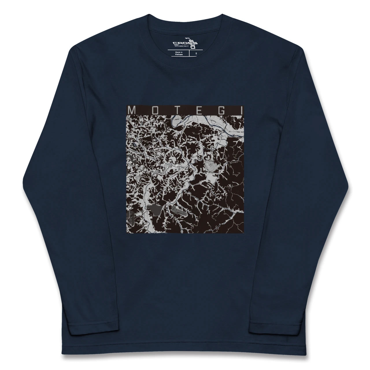 【茂木（栃木県）】地図柄ロングスリーブTシャツ