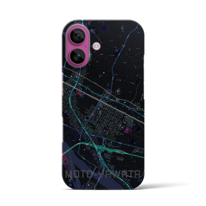 【本八幡（千葉県）】地図柄iPhoneケース（バックカバータイプ）