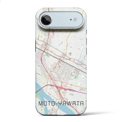 【本八幡（千葉県）】地図柄iPhoneケース（バックカバータイプ）