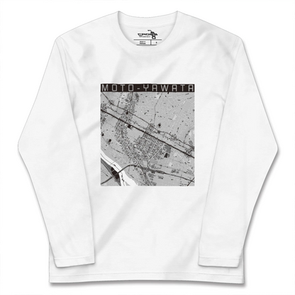 【本八幡（千葉県）】地図柄ロングスリーブTシャツ