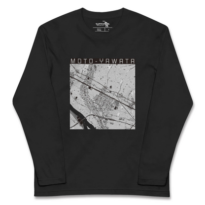 【本八幡（千葉県）】地図柄ロングスリーブTシャツ