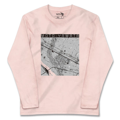【本八幡（千葉県）】地図柄ロングスリーブTシャツ