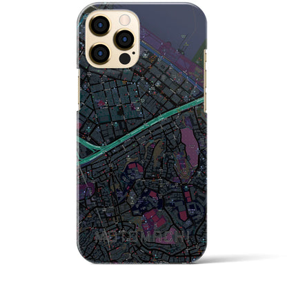 【元町（神奈川県）】地図柄iPhoneケース（バックカバータイプ）