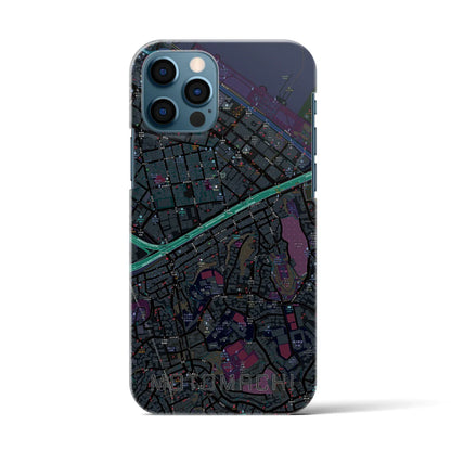 【元町（神奈川県）】地図柄iPhoneケース（バックカバータイプ）