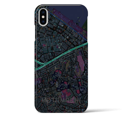 【元町（神奈川県）】地図柄iPhoneケース（バックカバータイプ）