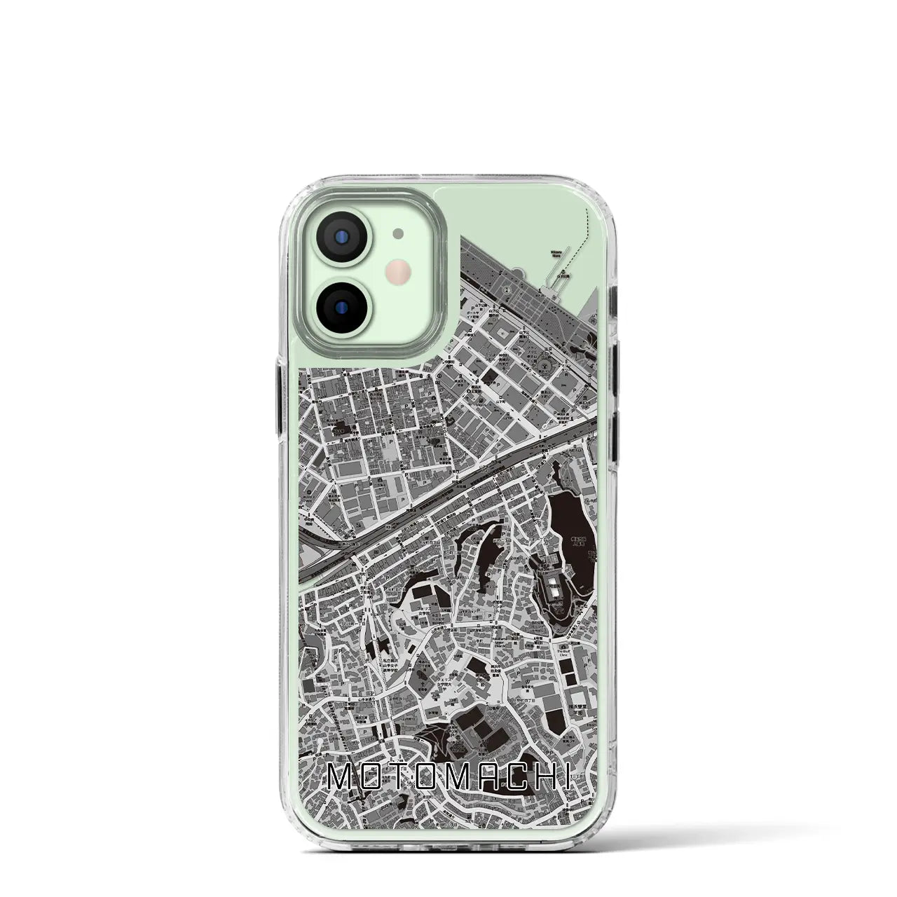 【元町（神奈川県）】地図柄iPhoneケース（MagSafeタイプ）