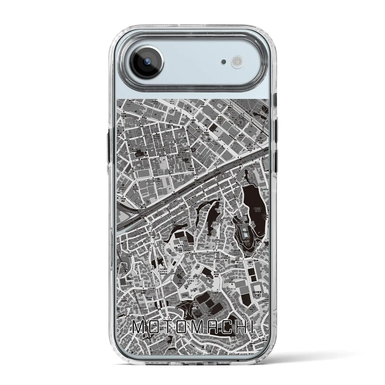 【元町（神奈川県）】地図柄iPhoneケース（MagSafeタイプ）