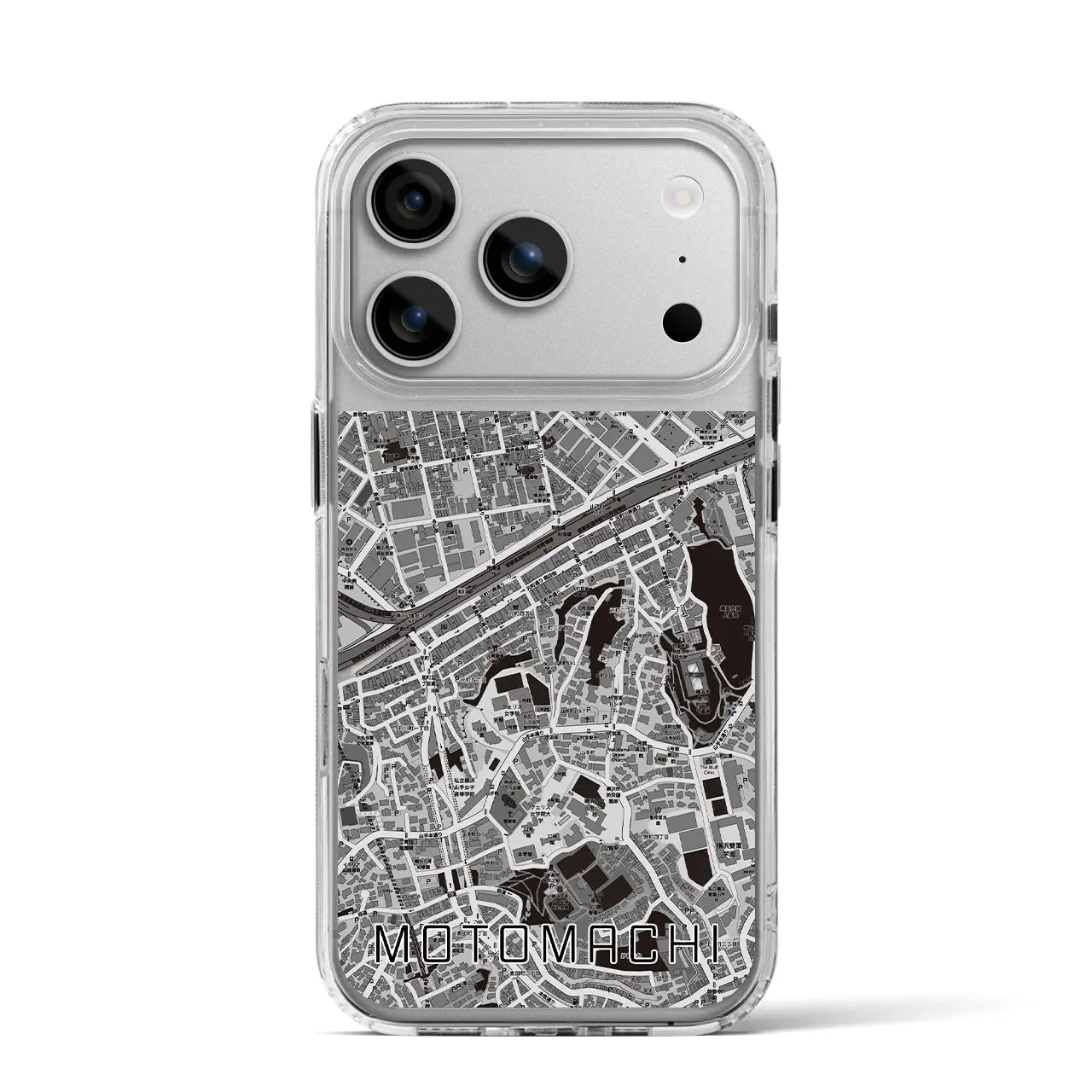 【元町（神奈川県）】地図柄iPhoneケース（MagSafeタイプ）