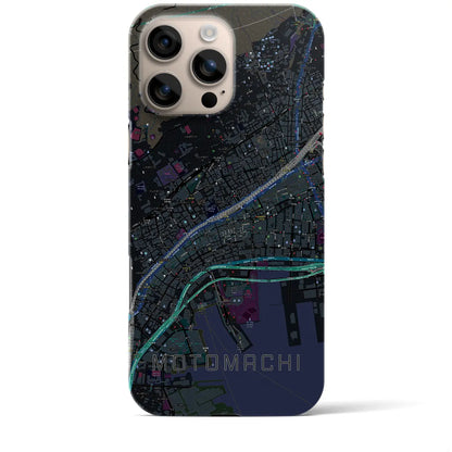 【元町（兵庫県）】地図柄iPhoneケース（バックカバータイプ）