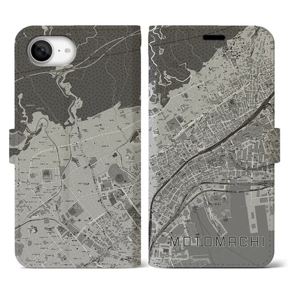 【元町（兵庫県）】地図柄iPhoneケース（手帳タイプ）