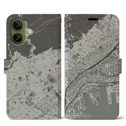 【元町（兵庫県）】地図柄iPhoneケース（手帳タイプ）