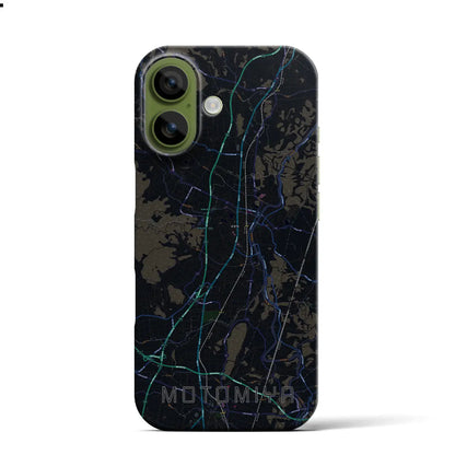 【本宮（福島県）】地図柄iPhoneケース（バックカバータイプ）