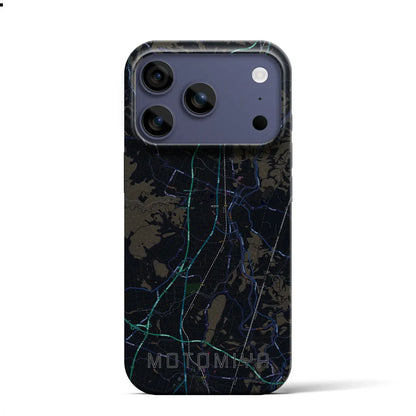 【本宮（福島県）】地図柄iPhoneケース（バックカバータイプ）