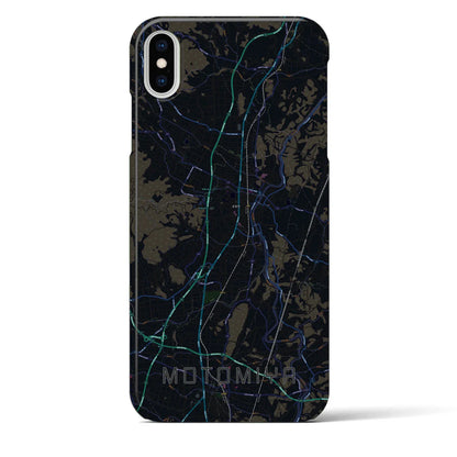 【本宮（福島県）】地図柄iPhoneケース（バックカバータイプ）