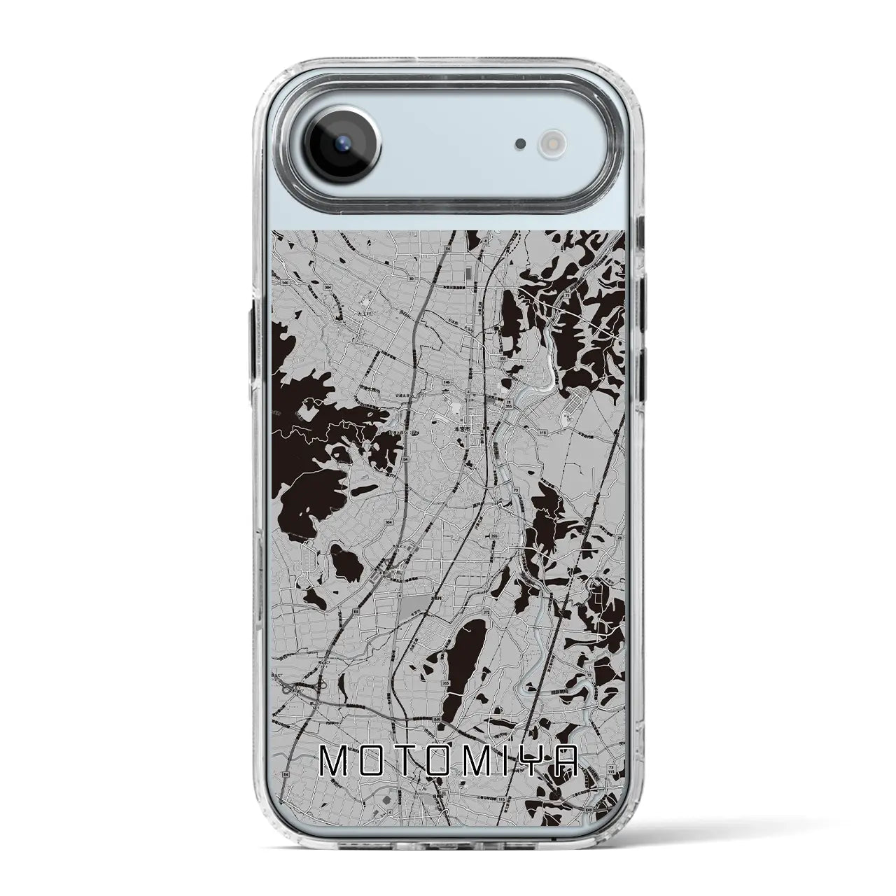 【本宮（福島県）】地図柄iPhoneケース（MagSafeタイプ）