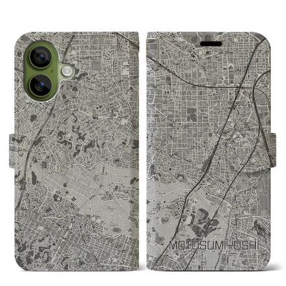 【元住吉（神奈川県）】地図柄iPhoneケース（手帳タイプ）