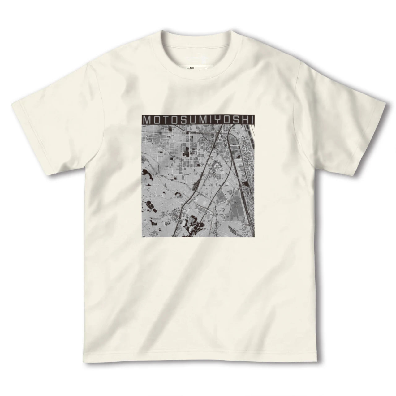 【元住吉（神奈川県）】地図柄ヘビーウェイトTシャツ