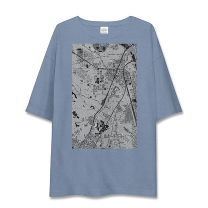 【元住吉（神奈川県）】地図柄ビッグシルエットTシャツ