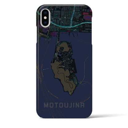 【元宇品（広島県）】地図柄iPhoneケース（バックカバータイプ）