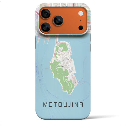 【元宇品（広島県）】地図柄iPhoneケース（バックカバータイプ）
