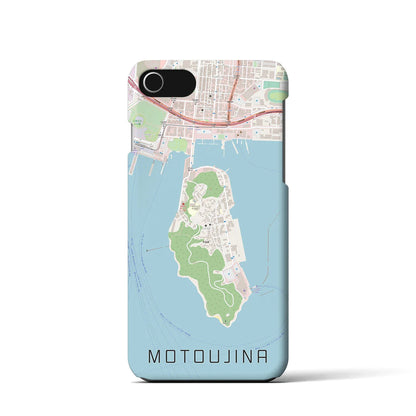 【元宇品（広島県）】地図柄iPhoneケース（バックカバータイプ）