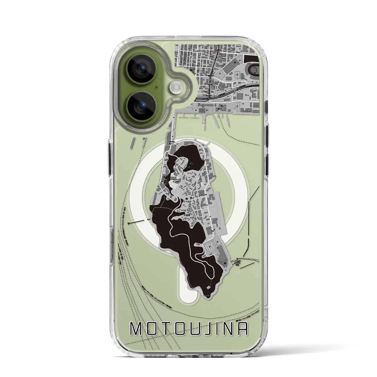 【元宇品（広島県）】地図柄iPhoneケース（MagSafeタイプ）