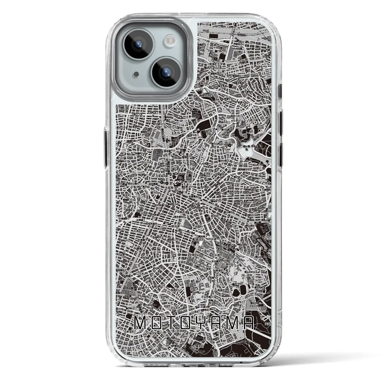 【本山（愛知県）】地図柄iPhoneケース（MagSafeタイプ）