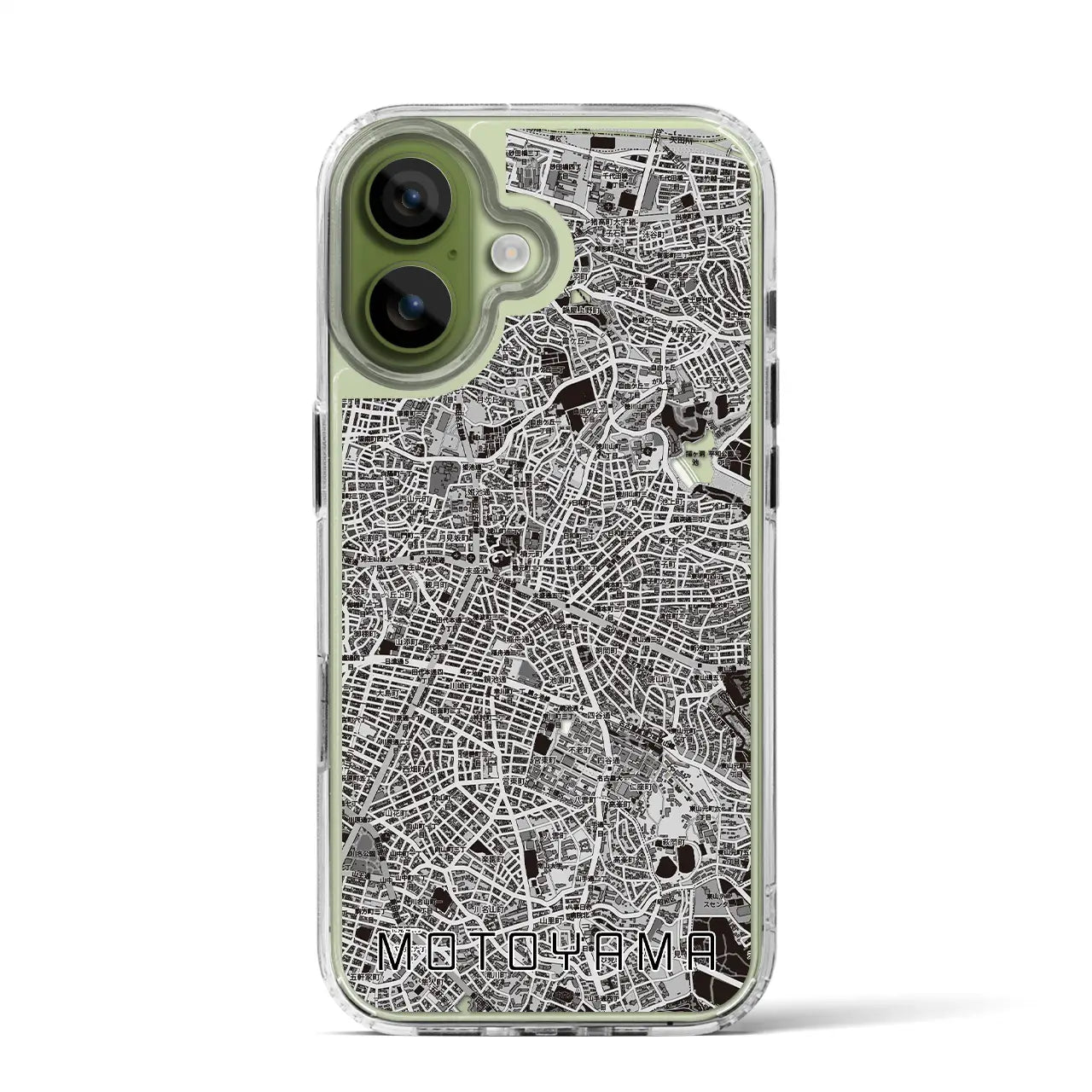 【本山（愛知県）】地図柄iPhoneケース（MagSafeタイプ）