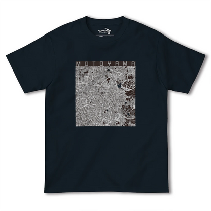 【本山（愛知県）（愛知県）】地図柄ヘビーウェイトTシャツ